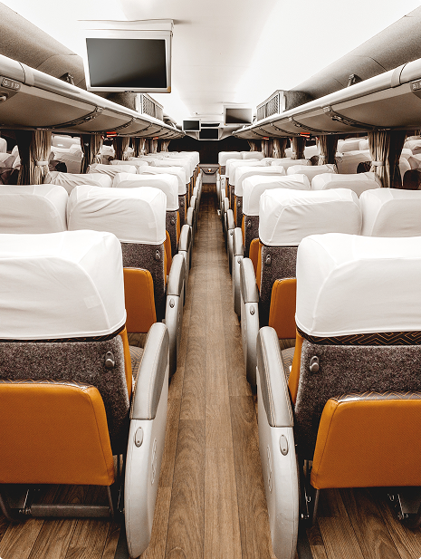 Interior del autobús